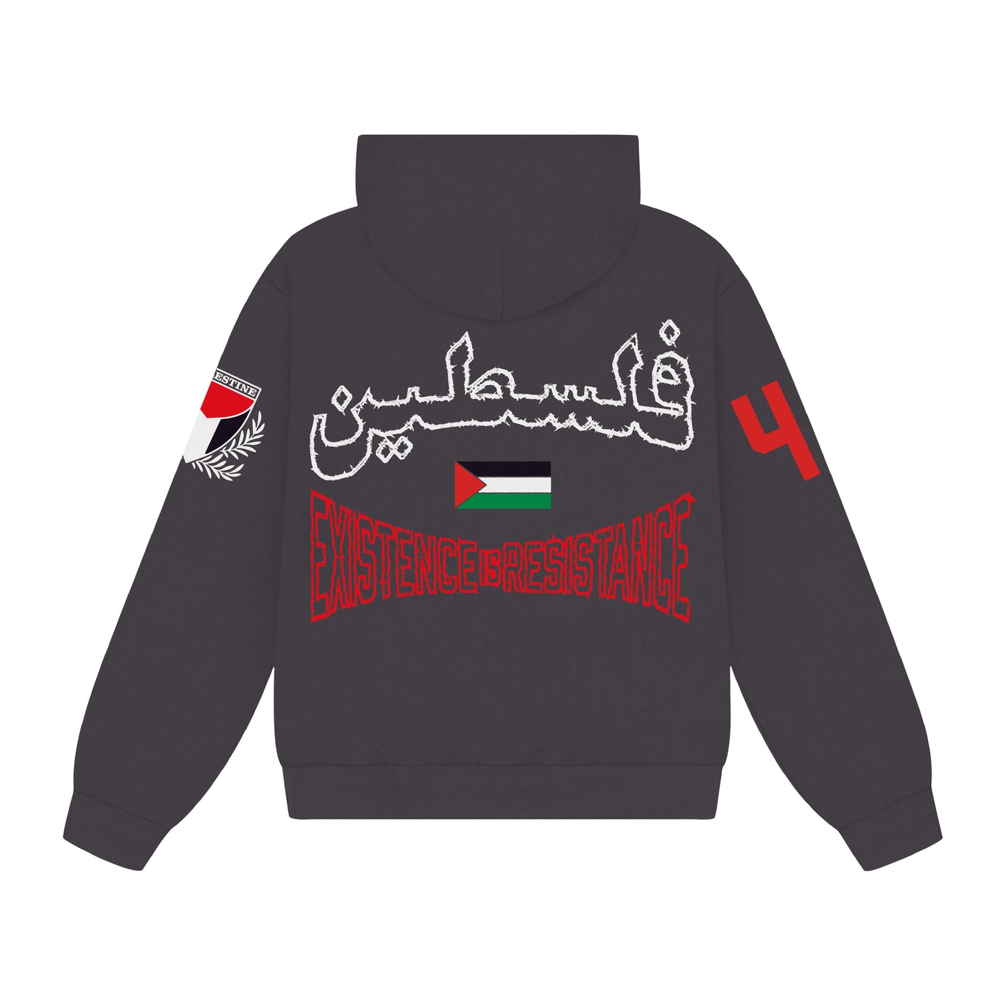 DOVE ZIP HOODED SWEATSHIRT