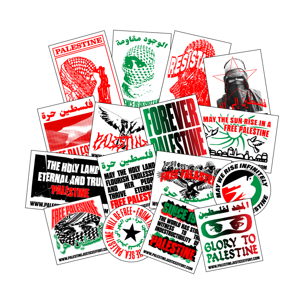 PALESTINE STICKER PACK - PALESTINE STICKER PACK - 48 PIECES – Palestine ...