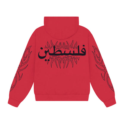 ETCHED HOODED SWEATSHIRT