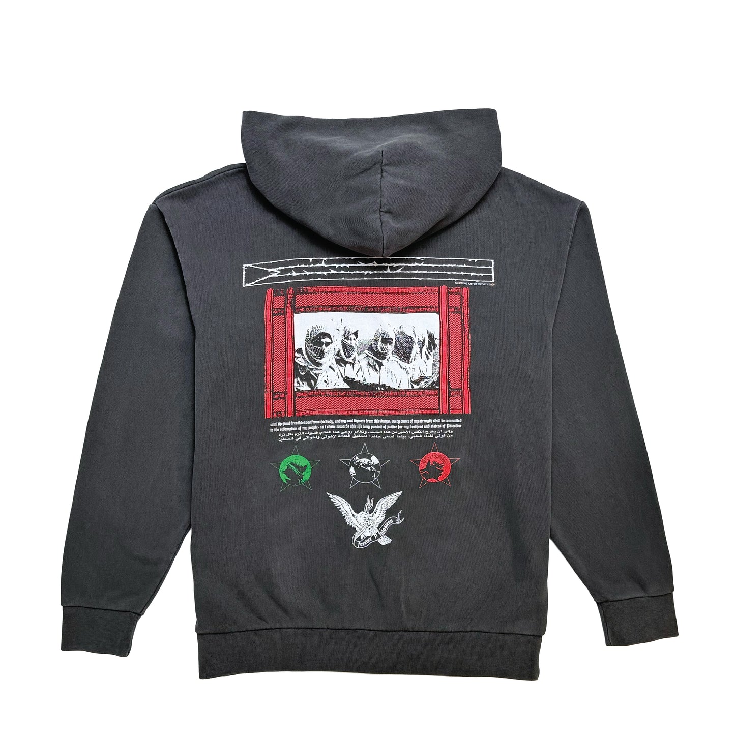 FLAME HOODED SWEATSHIRT