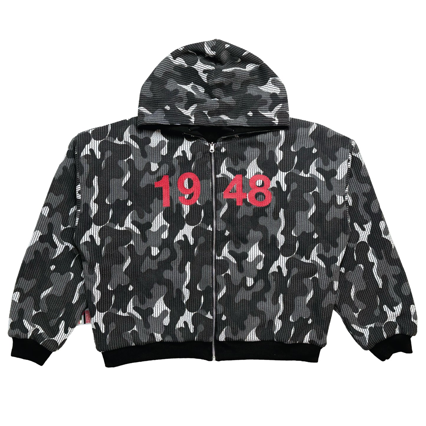 PJE X JERICHO "BLEED FALASTEEN" REVERSIBLE ZIP HOODED SWEATSHIRT
