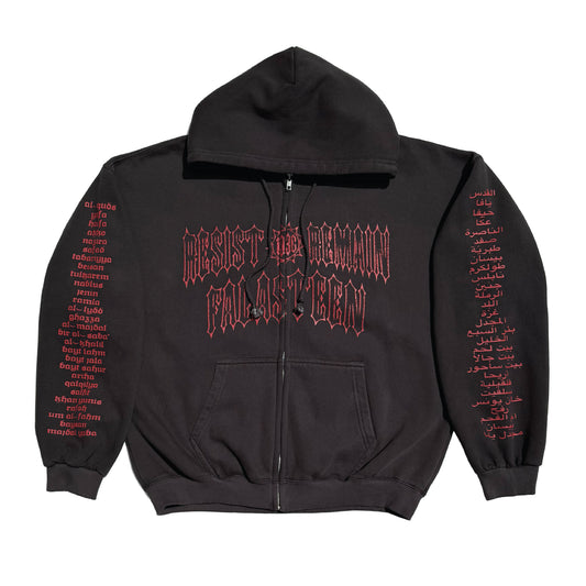 PJE X PYM RESIST/REMAIN ZIP HOODED SWEATSHIRT