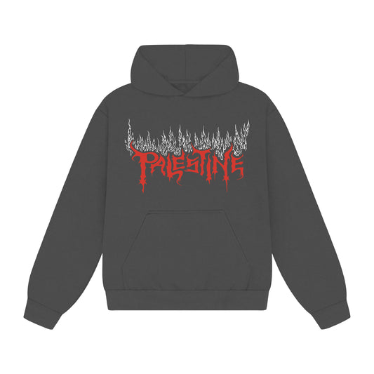 FLAME HOODED SWEATSHIRT
